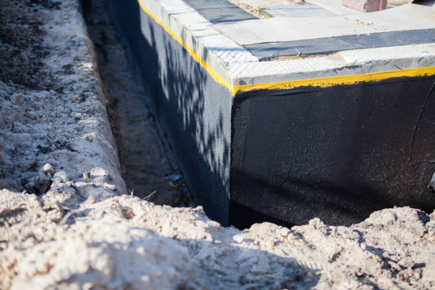 Residential Interior Drainage System installation at a Camden, TN home by SJ Waterproofing Pros